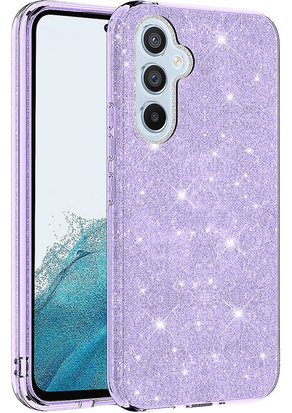 Galaxy A54 Kılıf Zore Shining Silikon-Mor