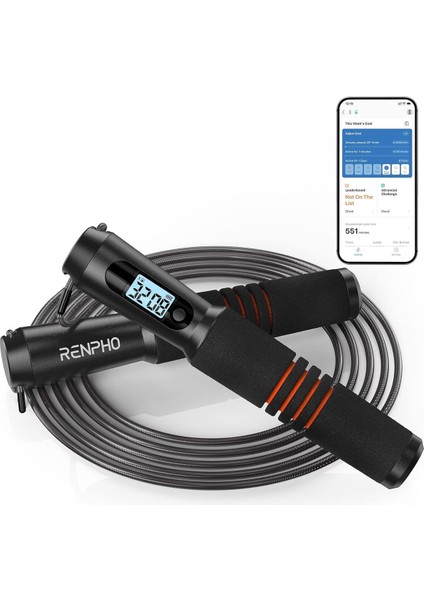 Fitness Ip Atlama İpi App Veri Analizi ile Ev Spor Salonu Eğitimi İçin