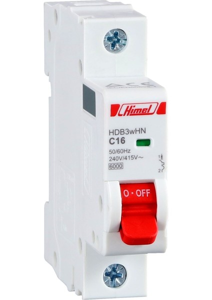 1X25A C 6ka Otomatik Sigorta