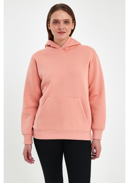 Unisex 3 İplik Şardonlu Kapüşonlu Sweat fiyatları