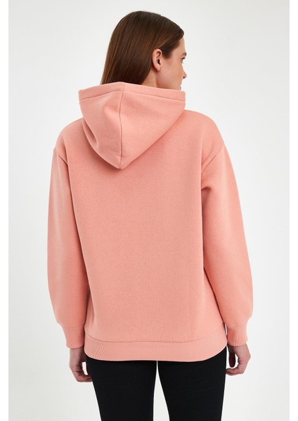 Unisex 3 İplik Şardonlu Kapüşonlu Sweat indirimleri