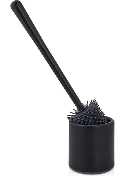 Yuvarlak Altı Kapalı Hazneli Silikon Wc Klozet Temizleme Fırçası fiyatları