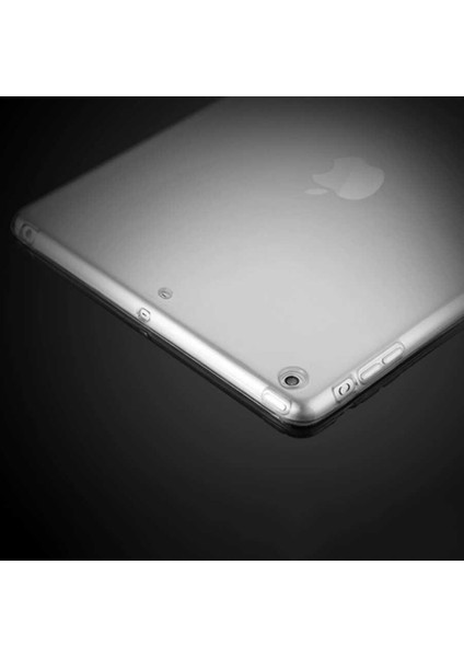 iPad 9.7 2017 5.Nesil - Uyumlu Tablet Süper Silikon Kapak-Renksiz