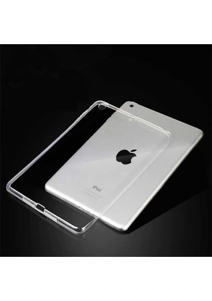 iPad 9.7 2017 5.Nesil - Uyumlu Tablet Süper Silikon Kapak-Renksiz