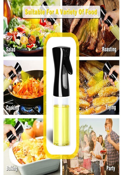 Airfryer Sprey Cam Yağlık Yağdanlık Yağ Püskürtücü Şık Tasarımlı Mangal Barbekü Fritöz Yağ Spreyi modelleri