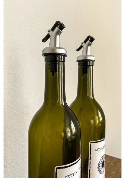 2 Adet Amber 750 Ml Yağlık Yağdanlık Damlatmaz Sızdırmaz Sosluk Sirkelik