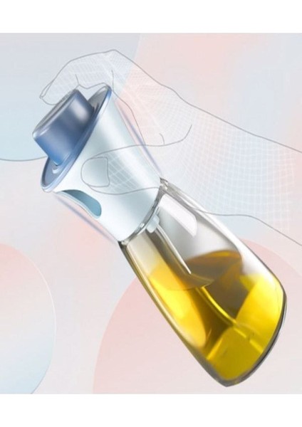220 Ml Çok Amaçlı Spreyli Cam Şişe Yağdanlık Yağlık