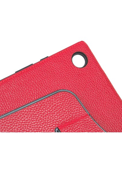 Emporium Galaxy Tab A8 10.5 SM-X200 (2021) Uyumlu Fest Dönebilen Standlı Kılıf-Lila indirimleri