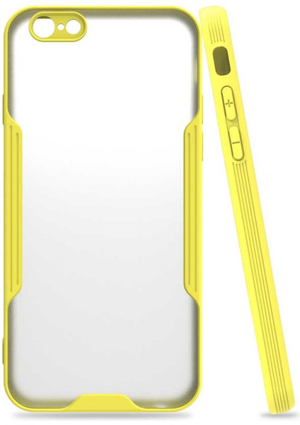 Apple iPhone 6 Uyumlu Zore Parfe Kapak-Sarı