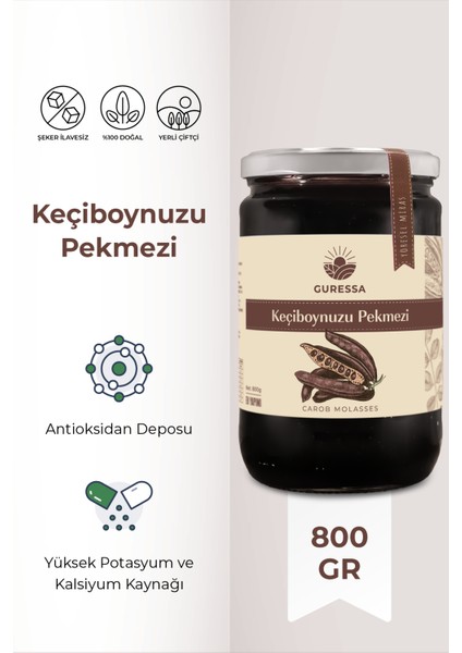 Keçiboynuzu Pekmezi 800 Gr (Şeker İçermez)