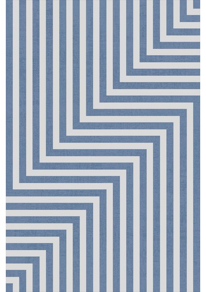 Dijital Baskı Premium Süngerli Kaymaz Taban Modern Salon Mutfak Koridor Halısı Mavi 4103 fiyatları