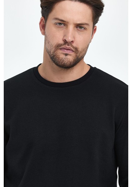 Erkek Yağmur Desen Sıfır Yaka Sweat fırsatları