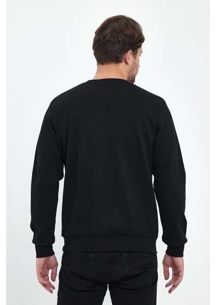 Erkek Yağmur Desen Sıfır Yaka Sweat indirimleri