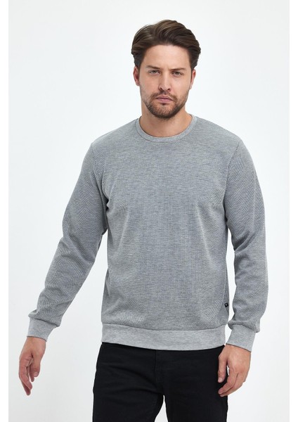 Erkek Yağmur Desen Sıfır Yaka Sweat fırsatları