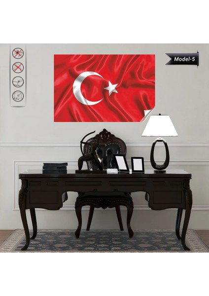 Türk Bayrağı (Model-5) 50 cm X75 cm 11