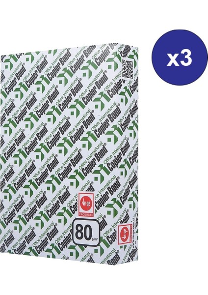 Copier Bond A4 80 G/m² Fotokopi Kağıdı