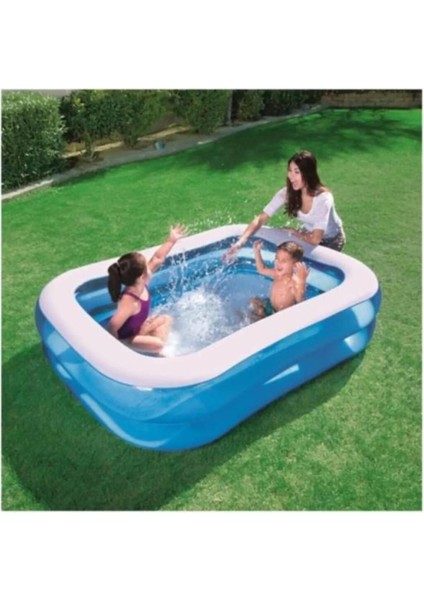12819 Büyük Boy Şişme Aile Havuzu 211X132X46 cm fiyatları