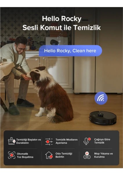 Premiumultra Akıllı Robot Süpürge 10.000PA Çekim Gücü Yüksek Hızıı Sonik Paspaslama Çift Dönen Moplar Otomatik Paspas Kaldırma Engel Tanıma Sistemi
