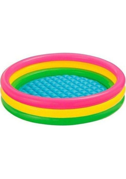 3 Boğumlu Sunset Havuz 114X25 CM+100 Adet Top+ Pompa fırsatları