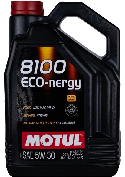 8100 Eco-Nergy 5W/30 5 Lt (Dizel & Benzinli)