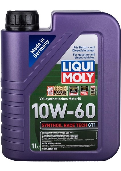 10W/60 8908 Synthoi Lrace Tech 1lt (Dizel & Benzinli)