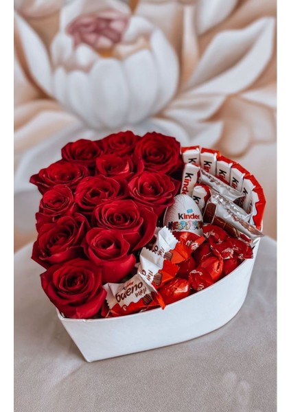 Sevgililer Günü Sevgiliye Hediye Süpriz Çikolata Kutusu Kalpli Kutu