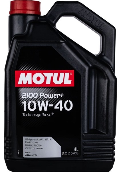 2100 Power+ 10W/40 4 Lt (Dizel & Benzinli)