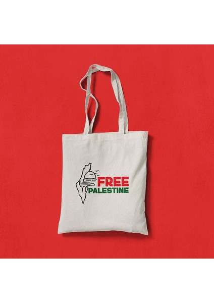 Free Palestine / Özgür Filistin Bez Çanta