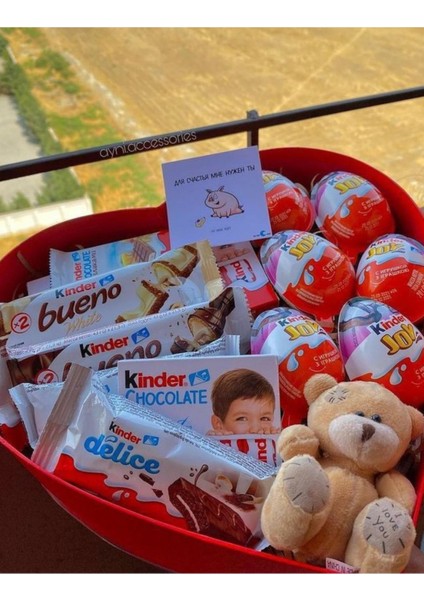 Sevgililer Günü Süpriz Yumurtalı Çikolata Kutusu