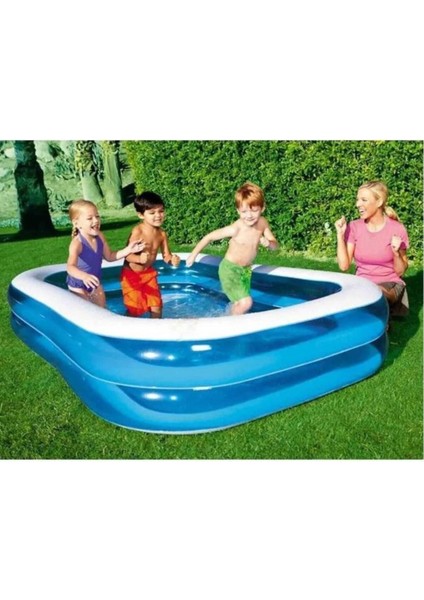 12819 Büyük Boy Şişme Aile Havuzu 211X132X46 cm + Pompa fiyatları