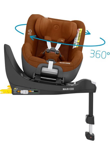Maxi Cosi Pearl 360 I-Size Car Seat – Authentic Cognac fırsatları