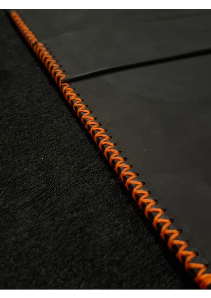 Macbook Air Çantası Füme Nubuk Deri El Dikişi Macbook Pro Kılıfı 13" 14" Seçenekli