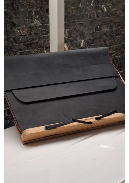 Macbook Air Çantası Füme Nubuk Deri El Dikişi Macbook Pro Kılıfı 13" 14" Seçenekli fiyatları