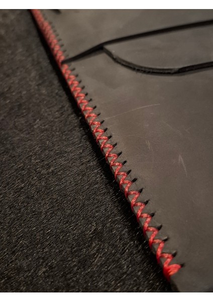 Macbook Air Çantası Füme Nubuk Deri El Dikişi Macbook Pro Kılıfı 13" 14" Seçenekli fırsatları