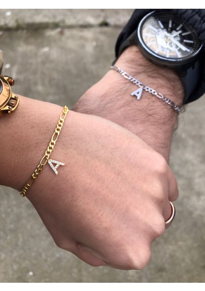 Harfli Çift Gümüş Bileklik fiyatları