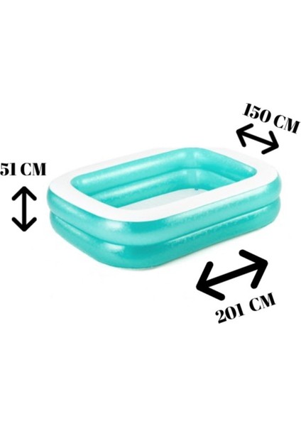 Şişme Aile Havuzu - Yazın Keyfini Çıkarın - Serinletici Ferahlık - BSTWY-54005 fiyatları