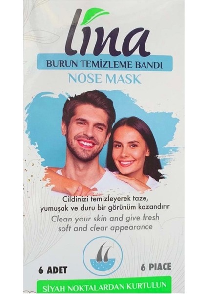 Burun Siyah Nokta Bandı 6 Adet x 2