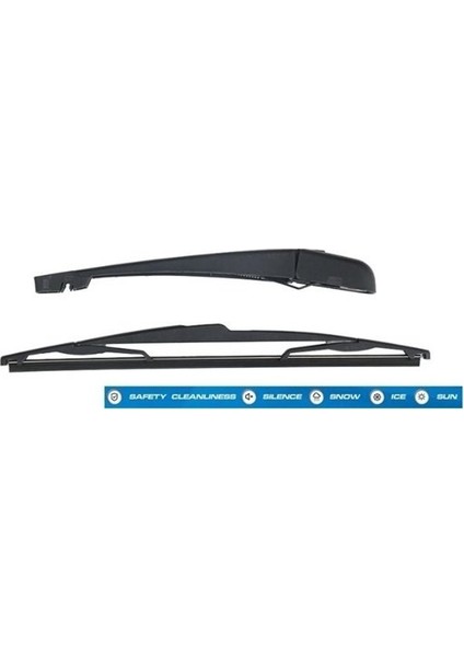 Arka Silecek Kolu Komple Kol+Silecek 350MM Takım Peugeot 307 2000-2007