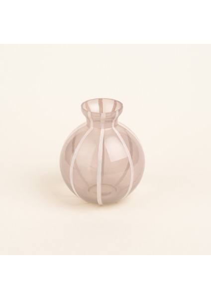 Aravalı Cam Dekoratif Obje 9X9X11 cm Bej