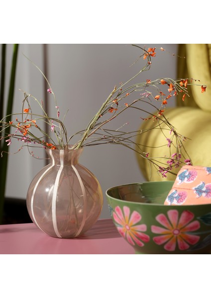 Aravalı Cam Dekoratif Obje 9X9X11 cm Bej fiyatları