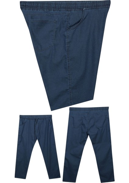 Erkek Büyük Beden 100-180 Kilo Arası İçin Uygun Bağcıklı Likralı Boru Paça Kot Pantolon modelleri