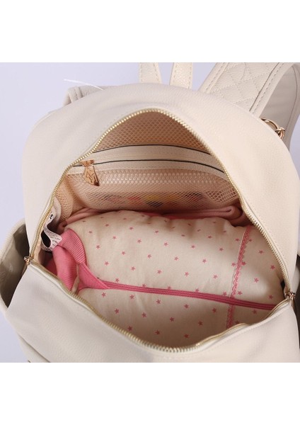 Dust Deri Anne Bebek Bakım Sırt Çantası 7130 Krem fırsatları