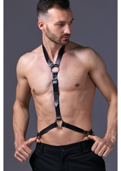 Mulvxbrf BRF02 Erkek Deri Harness Askı 2133 (Mulvix)