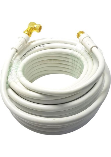 15 Metre 1x 90DERECE Gold F Konnektörlü Anten Kablosu modelleri