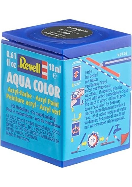 - - Su Bazlı Maket Boyası Koyu Yeşil Mat Raf 18 ml (36168)