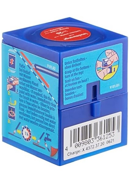 - - Su Bazlı Maket Boyası Berrak Turuncu Mat 18 ml (36125)