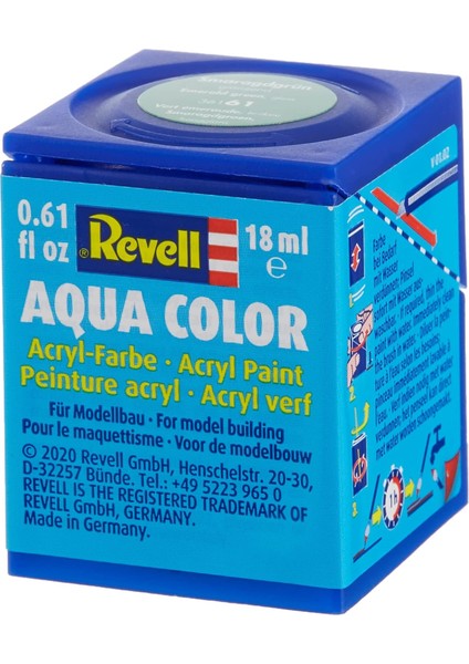 - - Su Bazlı Maket Boyası Zümrüt Yeşili Parlak 18 ml (36161)