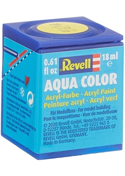 - - Su Bazlı Maket Boyası Sarı Mat 18 ml (36115)