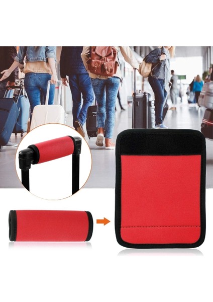 Valiz Sap Kılıfı - Valiz Tutma Kılıfı - Bavul Tutma Kılıfı - Seyahat Çanta Tutma Kılıfı - Valiz Kulpu Kılıfı - Tutma Kolu Kılıfı 1 ADET