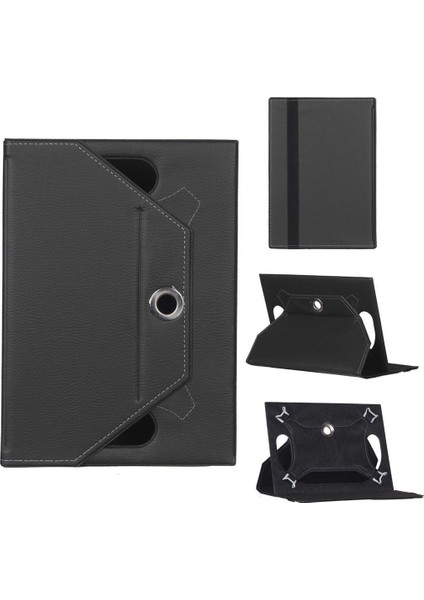 Vorcom Quartz Pro Uyumlu Standlı Tablet Kılıfı Siyah